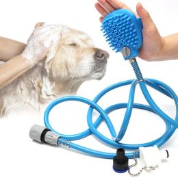 New Pet Bath Head Tool Comfortable Massager Shower Head Tool Cleaning Washing Sprayer Dog Brush Pet Bathing Supplies