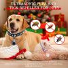 Ultrasonic; Natural; Chemical-Free Tick and Flea Repeller - Flea and Tick Treatment for Dogs; 2 pack; Ultrasonic Flea and Tick Repeller for Dogs and C