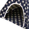 Canvas and Pine Foldable Indoor and Outdoor Pet Tent Washable Dog Bed Play House