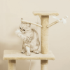 Living Room Pet Play Condo Scratching Posts Ladder For Cat Play Tree