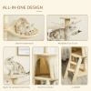 Living Room Pet Play Condo Scratching Posts Ladder For Cat Play Tree