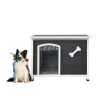 Large Wooden Dog House;  Outdoor Waterproof Dog Cage;  Windproof and Warm Dog Kennel Easy to Assemble