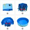 l Foldable Dog Pet Bath Pool Collapsible Dog Pet Pool Bathing Tub Kiddie Pool for Dogs Cats and Kids pet poo