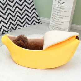 Banana Nest With Cover In Summer (Option: Yellow with fur-S)