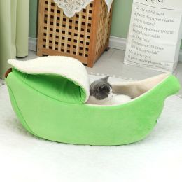 Banana Nest With Cover In Summer (Option: Green with fur-L)