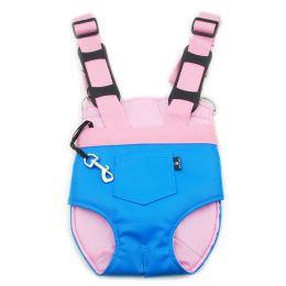 Pet Backpack Sandwich Sponge (Option: M-Blue)