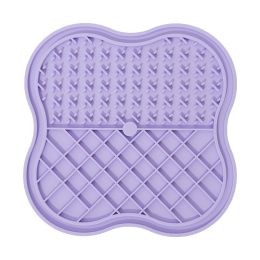 Pet Silicone Snack Catcher Dog (Option: Purple-20x20cm)