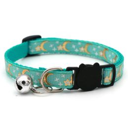 Pet Bronzing Moon XINGX Cat Dog Collar (Option: Mint Green-Adjustable 19to32cm)