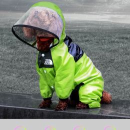 Fashion Personalized Small Dog Raincoat (Option: CP Raincoat Green-XS)