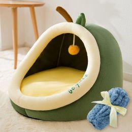 Four Seasons Universal Small Dog Removable And Washable Kennel (Option: Avocado With Blanket-S)