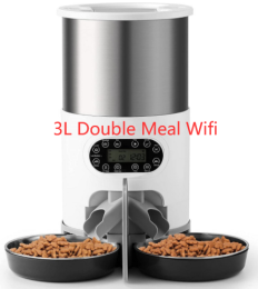 Automatic chqiue pet feeder (Option: 3L Double Meal Wifi-US)