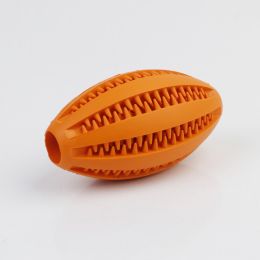 Dog Toy Pet Chewing Molars Teeth Cleaning Olive Watermelon Ball Puzzle Toy (Option: Orange-12CM)