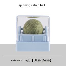 Catnip Ball Cat Happy Ball Self-Hi Relieving Stuffy Supplies (Color: Blue)