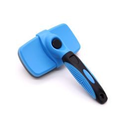 Minimalist Pet Specific Plastic Comb Brush (Option: Blue-Small Size)