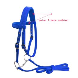 Pp Braid Shuiller Reins (Option: Blue-Small Size)