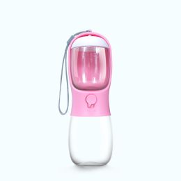 New Product Pet Dual-use Water Cup For Dogs (Color: pink)