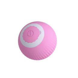 Pet Supplies Gravity Rolling Cat Teasing Ball (Color: pink)