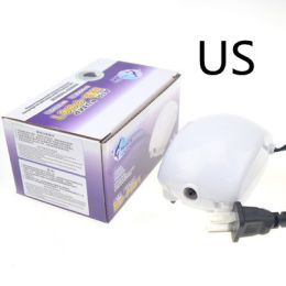 Aquarium Silent Fish Breeding Oxygen Pump (Option: White-US)