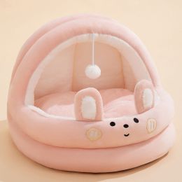 Four Seasons Universal Small Dog Removable And Washable Kennel (Option: Pink Bunny-S)