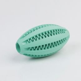 Dog Toy Pet Chewing Molars Teeth Cleaning Olive Watermelon Ball Puzzle Toy (Option: Emerald-12CM)