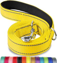 Reflective Dog Pet Hand Holding Rope (Option: Yellow-150x25mm)