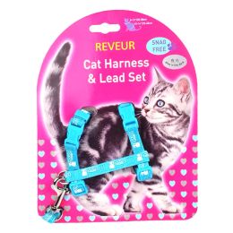 Cat Chest Strap Night Reflective Anti-lost (Color: Blue)