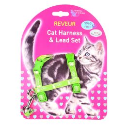 Cat Chest Strap Night Reflective Anti-lost (Color: Green)