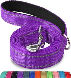 Reflective Dog Pet Hand Holding Rope (Option: Purple-150x25mm)