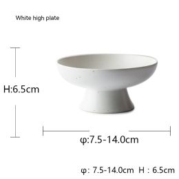 Creative Cat Food Plate Household High Leg Ceramic Bowl (Option: Goblet)