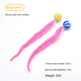 Pet Cat Elastic Ball Interactive Toy (Option: Pink-Large-1PCS)