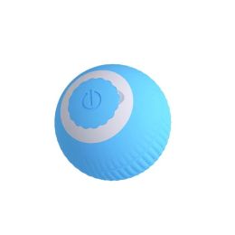 Pet Supplies Gravity Rolling Cat Teasing Ball (Color: Blue)