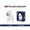 Cartoon Simulation Pet Dog Building Blocks Mini Dachshund Poodle Doberman Model Children's Toy Gift Dog Pet Building Blocks