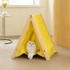 Mewoofun Pet Portable Folding Tent Cat Hammock House Easy Assembly for Dog Cat