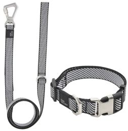 Pet Life 'Escapade' Outdoor Series 2-in-1 Convertible Dog Leash and Collar (Color: grey, size: small)