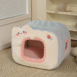 Pet Warm Closed Cat Nest (Option: Vigorous Cat Nest Love)