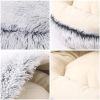 New Style Pet Cat Bed Dog Bed Round Plush Warm Cat's House Soft Long Plush Best Pet Bed Dogs For Cats Nest 2 In 1 Cat Accessorie