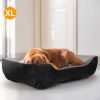 Pet Dog Bed Soft Warm Fleece Puppy Cat Bed Dog Cozy Nest Sofa Bed Cushion Mat XL Size