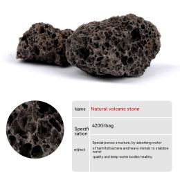 Fish Tank Filter Material Drip Box (Option: 420g-Natural Volcanic Rock)