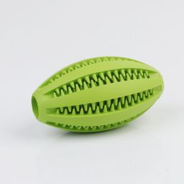 Dog Toy Pet Chewing Molars Teeth Cleaning Olive Watermelon Ball Puzzle Toy (Option: Green-12CM)