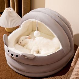 Four Seasons Universal Small Dog Removable And Washable Kennel (Option: Gray Bear-S)