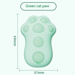 Electric Cat Dog Spray Comb Pets Supplies Cat Shape Pet Products (Option: Plastic-Green)