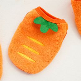 Pet Dog Winter Warm Carrot Clothes (Option: Puppy Orange Carrot-XS)