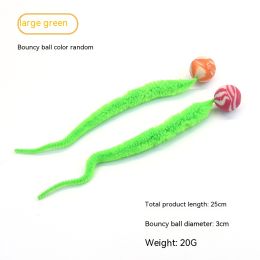 Pet Cat Elastic Ball Interactive Toy (Option: Green-Large-2PCS)