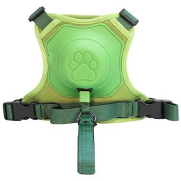 Pet Supplies Dog Chest And Back Integrated Puppy Vest Hand Holding Rope (Option: Grass Green-XL)