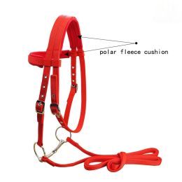 Pp Braid Shuiller Reins (Option: Red-Medium)