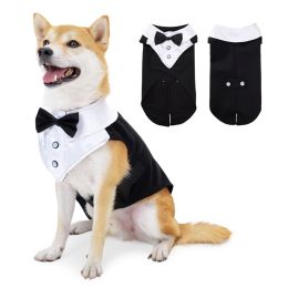 Holiday Wedding Party Dog Clothes (Option: Black-M)