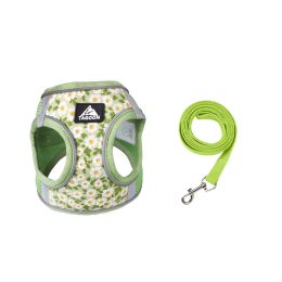 Retractable Reflective Wear-resistant Hand Holding Rope Dog Strap (Option: Light Green-XL)