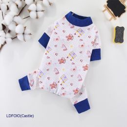 New Cotton Four-legged Pet Clothing (Option: Castle-L)