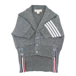 Pet Dog Clothes Cardigan Sweater (Option: Gray-M)