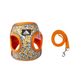 Dog Rope Leash Anti Breaking Loose Breathable Chest Strap (Option: Orange-XL)